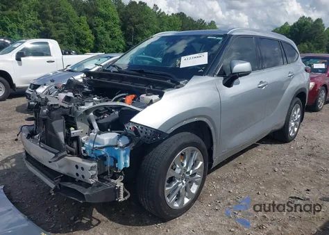 2023 Toyota Highlander Hybrid Limited from USA, damaged, VIN 5TDXBRCHXPS583604